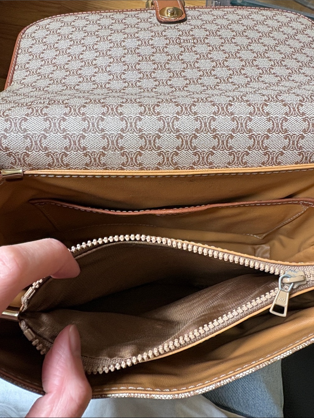 Celine Macadam Pattern Crossbody Bag - Picture 9 of 11